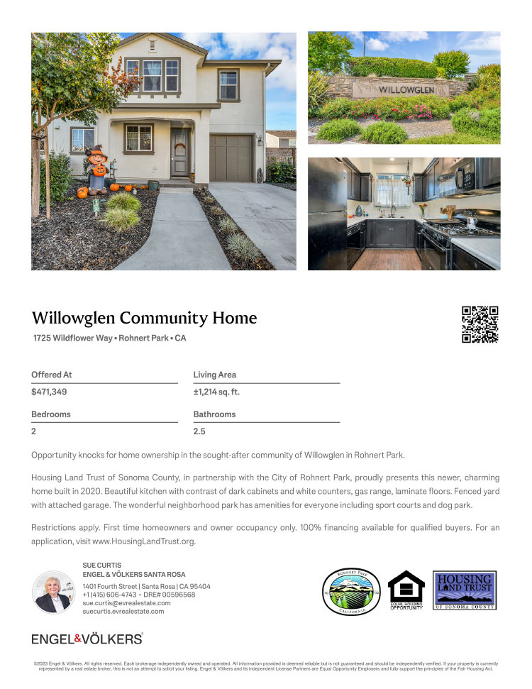 Apply Now—Wildflower Way, Rohnert Park, Affordable Housing Opportunity